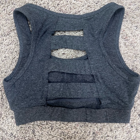 Mono B Charcoal Sports Bra - Picture 3 of 3